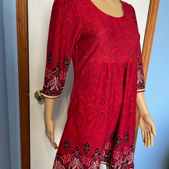 Women’s Tunic / Top, Size Medium, Red - Picture 2 of 10